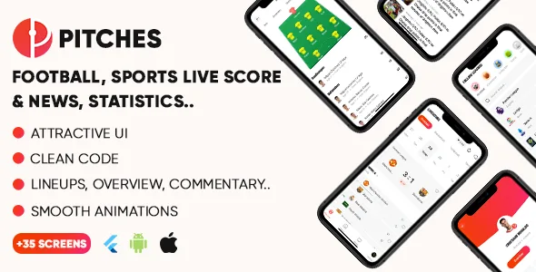 Pitches Sports UI KIT